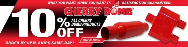 Save 10% on All Cherry Bomb Products