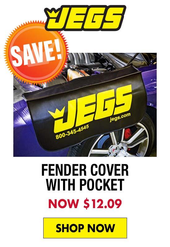 JEGS Fender Cover with Pocket - Now $12.09