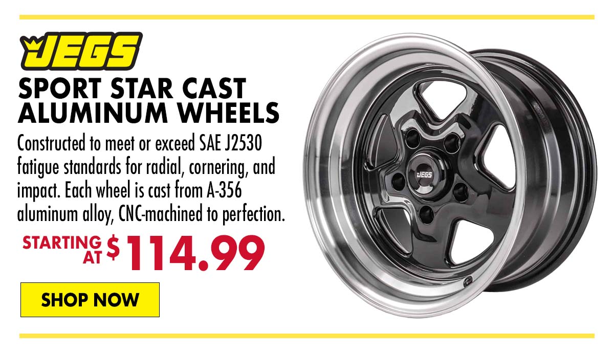 JEGS Sport Star Cast Aluminum Wheels - Starting at $114.99
