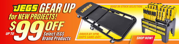 JEGS Gear Up - Up to $99 Off Select JEGS Brand Products