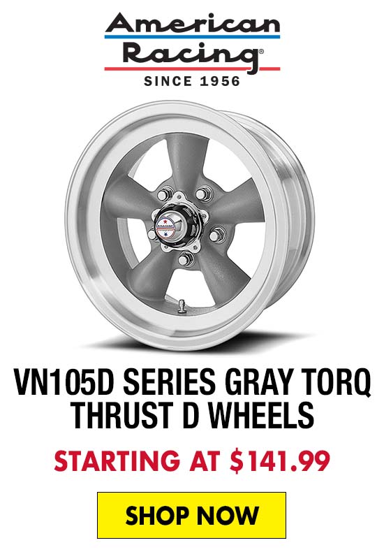 American Racing VN105D Series Gray Torq Thrust D Wheels - Starting at $141.99