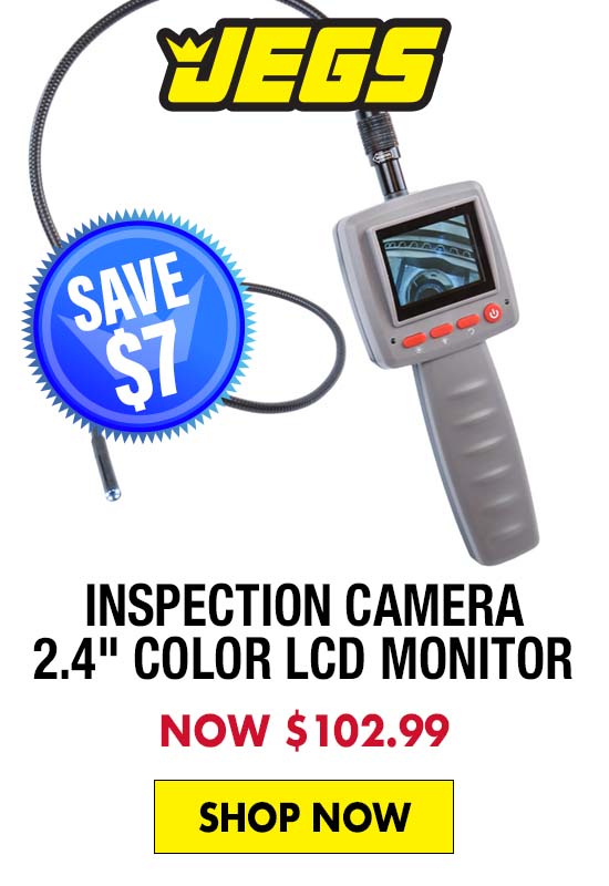 JEGS Inspection Camera 2.4" Color LCD Monitor - Now $102.99