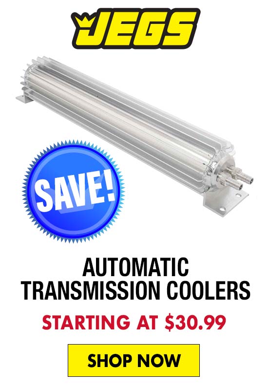 JEGS Automatic Transmission Coolers - Starting at $30.99