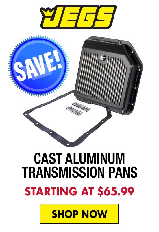 JEGS Cast Aluminum Transmission Pans - Starting at $65.99