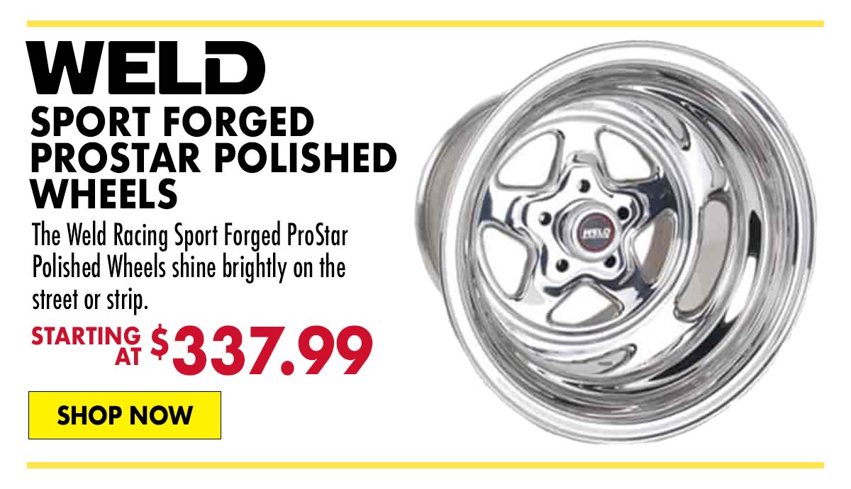 WELD Sport Forged ProStar Polished Wheels - Starting at $337.99