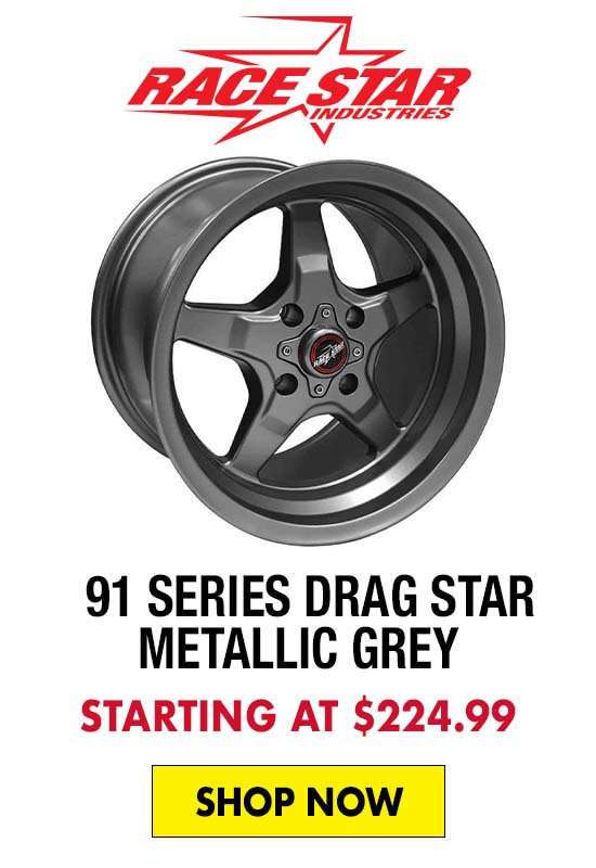 RaceStar 91 Series Drag Star Metallic Grey