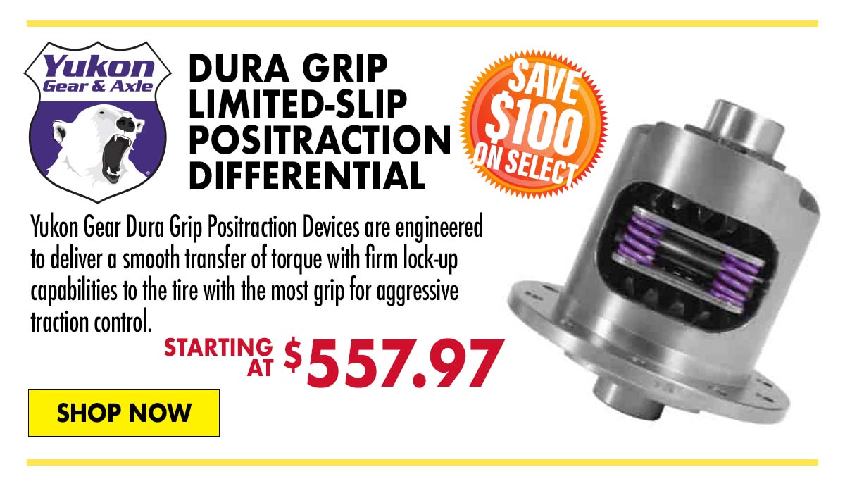 Yukon Gear Dura Grip Limited-Slip Positraction Differential - Starting at $557.97