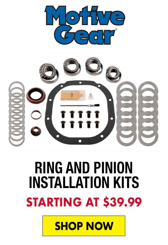 Motive Gear Ring and Pinion Installation Kits - Starting at $39.99