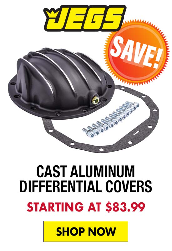 JEGS Cast Aluminum Differential Covers - Starting at $83.99
