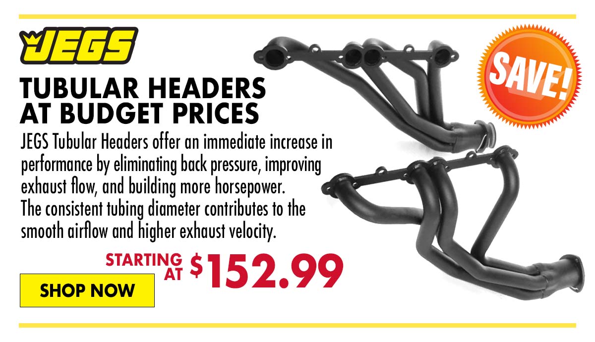 JEGS Tubular Headers at Budget Prices - Starting at $152.99