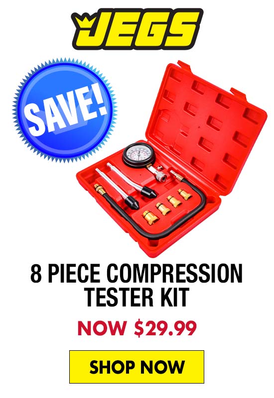 JEGS 8 Piece Compression Tester Kit - Now $29.99