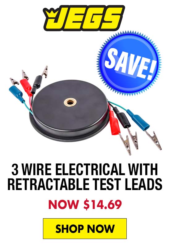 JEGS 3 Wire Electrical with Retractable Test Leads - Now $14.69