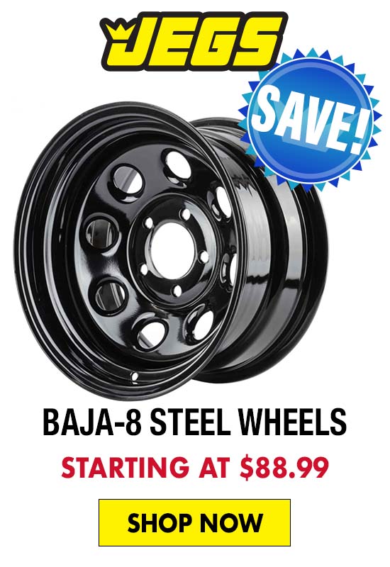 JEGS Baja-8 Steel Wheels - Starting at $88.99