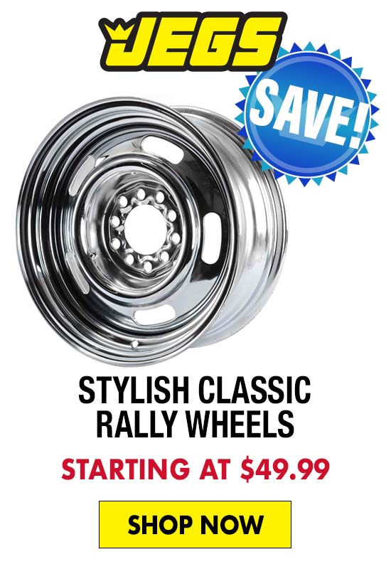 JEGS Stylish Classic Rally Wheels - Starting at $49.99