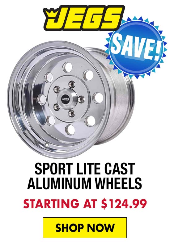 JEGS Sport Lite Cast Aluminum Wheels - Starting at $124.99