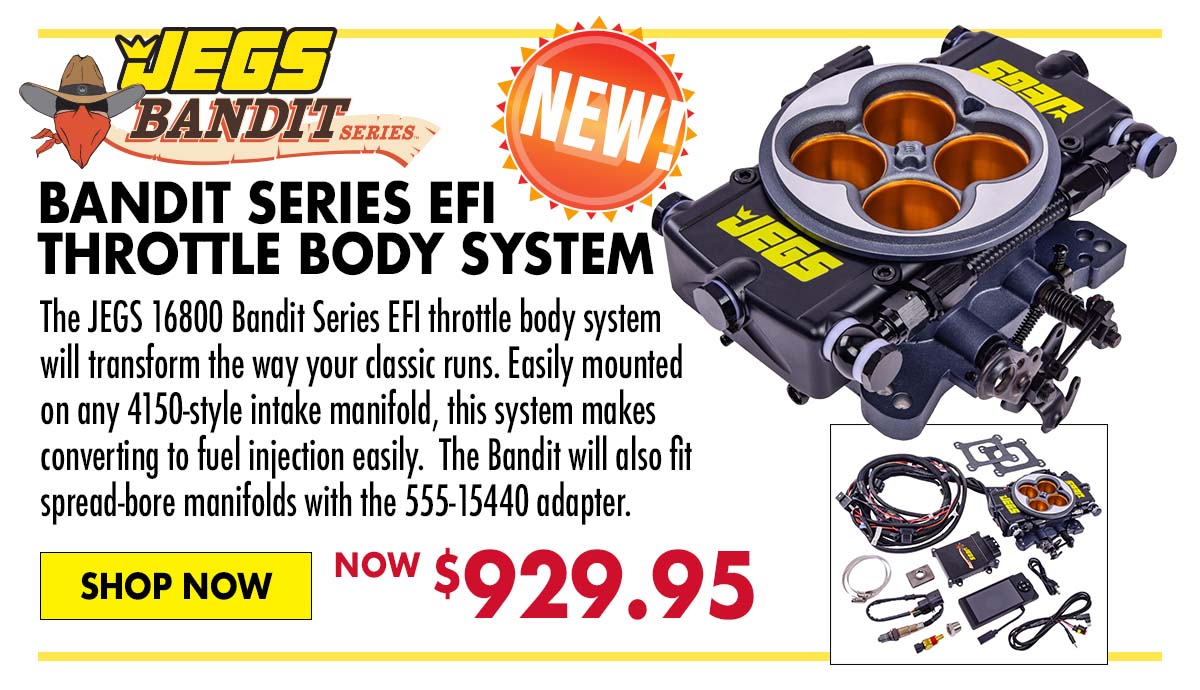 JEGS Bandit Series EFI Throttle Body System - Now $929.95