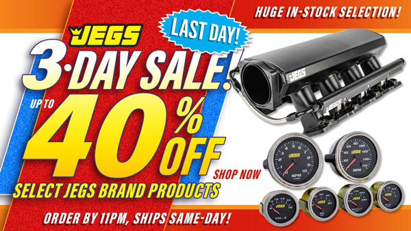 JEGS 3-Day Sale - Up To 40% Off Select JEGS Brand Products