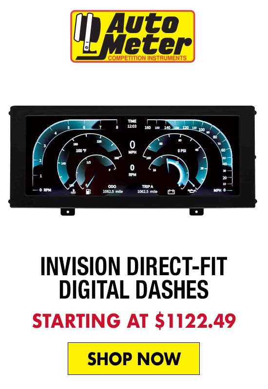 Auto Meter InVision Direct-Fit Digital Dashes - Starting at $1,122.49
