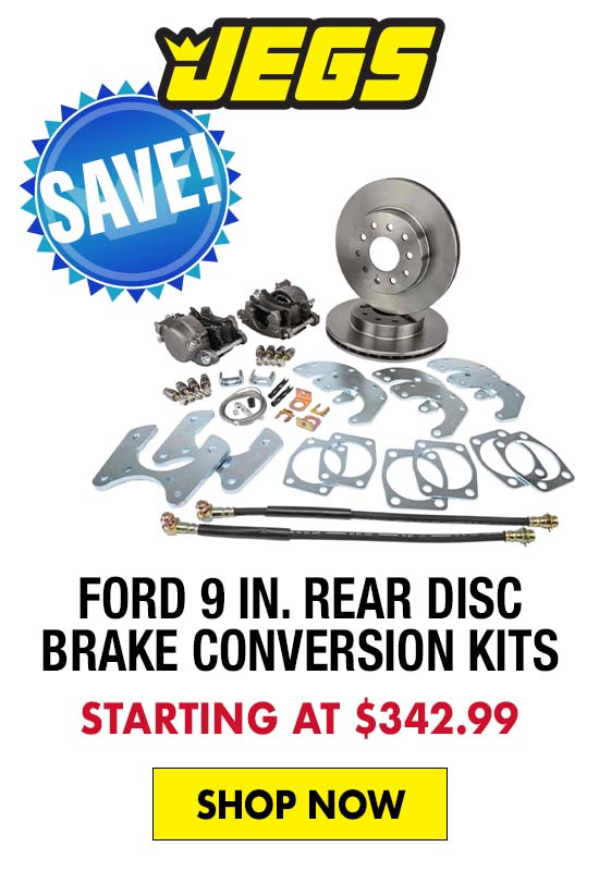 JEGS Ford 9 in. Rear Disc Brake Conversion Kits - Starting at $342.99
