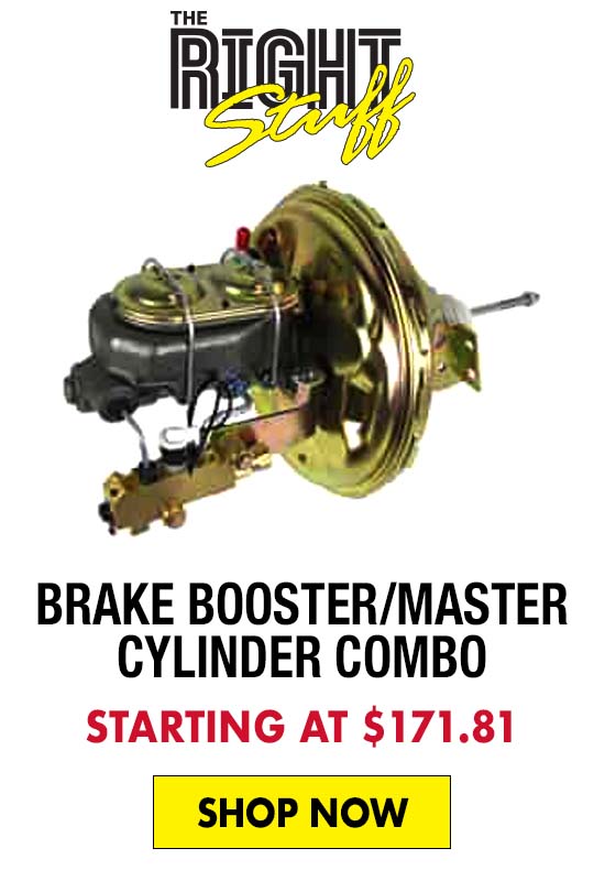 Right Stuff Gold Finish Brake Booster/Master Cylinder Combo - Starting at $171.81
