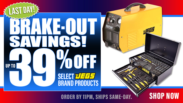 JEGS Brake-Out Savings! Up to 39% Off Select JEGS Brand Products