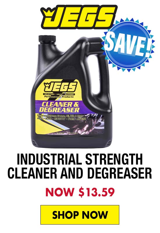 JEGS 1-Gallon Industrial Strength Cleaner and Degreaser - Now $13.59