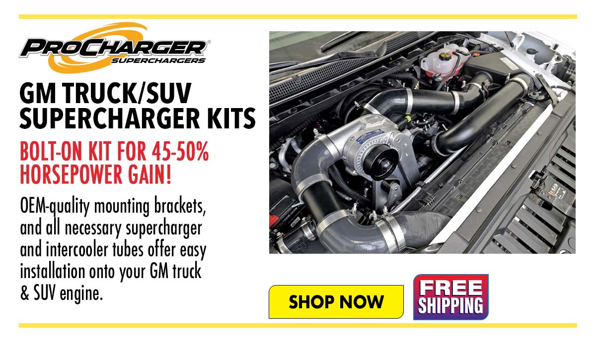 GM TRUCKSUV SUPERCHARGER KITS OEM-quality mounting brackets, and u1 necessary supercharger and intercooler fubes offer easy installation onto your GM truck SUV engine. 