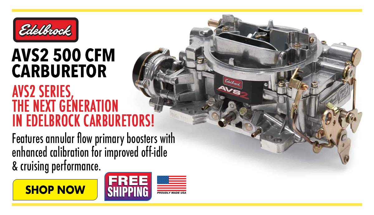 AVS2 500 CFM CARBURETOR Features annular flow primary boosters with IR enhanced calibration for improved off-idle i cruising performance. 