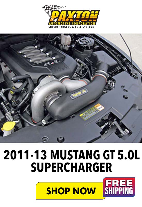 Paxton 2011-13 Mustang GT 5.0L Supercharger - Shop Now  2011-13 MUSTANG GT 5.0L SUPERCHARGER 5:13 Rl 