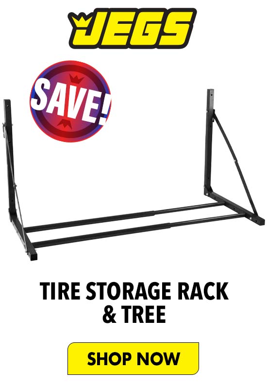 JEGS Tire Storage Rack & Tree - Shop Now TIRE STORAGE RACK TREE 