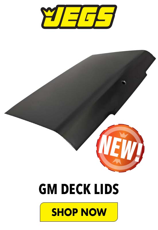 JEGS GM Deck Lids - Shop Now  GM DECK LIDS 