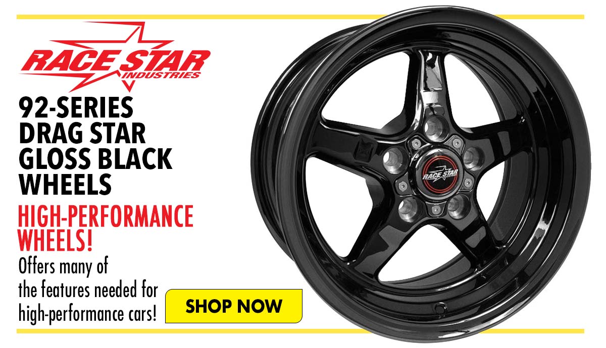 RaceStar 92 Series Drag Star Gloss Black Wheels - Shop Now