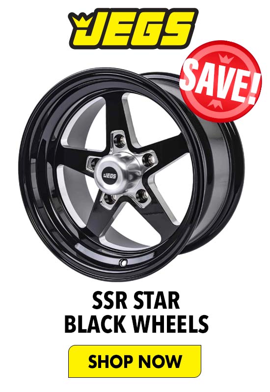JEGS SSR Star Black Wheels - Shop Now