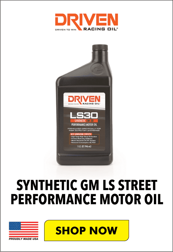 Synthetic GM LS Street Performance Motor Oil