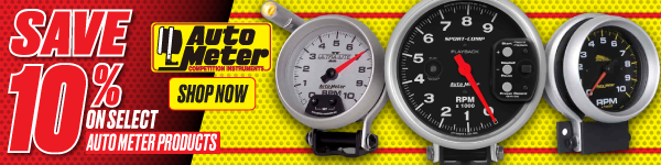 Save 10% on Select Auto Meter Products