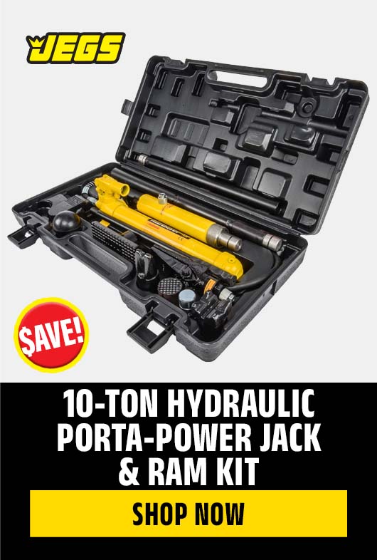 10-Ton Hydraulic Porta-Power Jack & Ram Kit