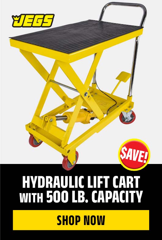 Hydraulic Lift Cart with 500 lb. Capacity
