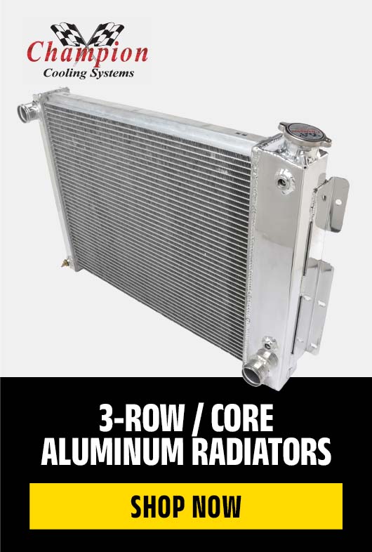 3-Row/Core Aluminum Radiators