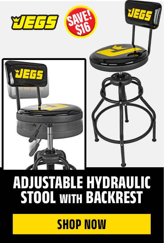 Adjustable Hydraulic Stool with Backrest