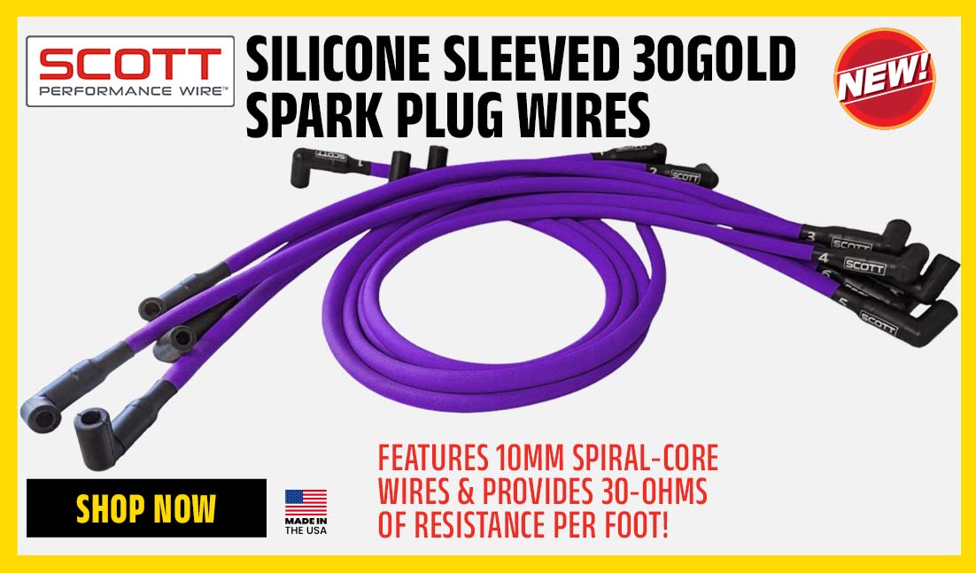 Silicone Sleeved 30GOLD Spark Plug Wires