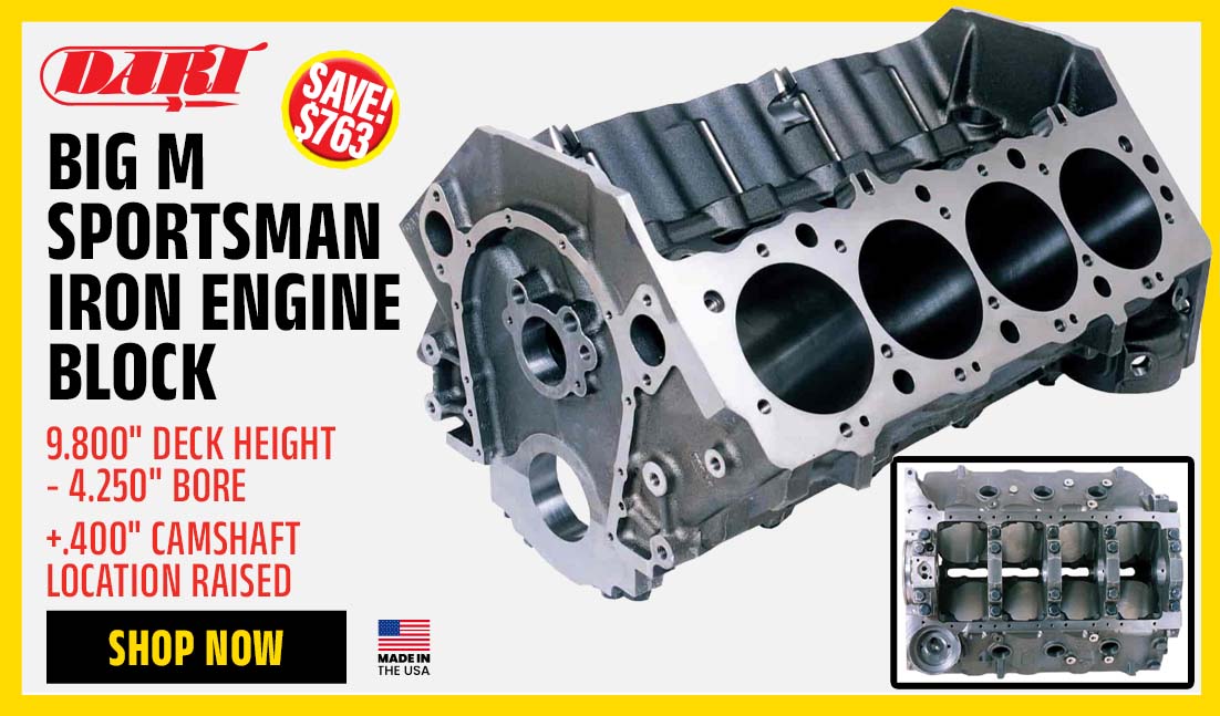 Big M Sportsman Iron Engine Block