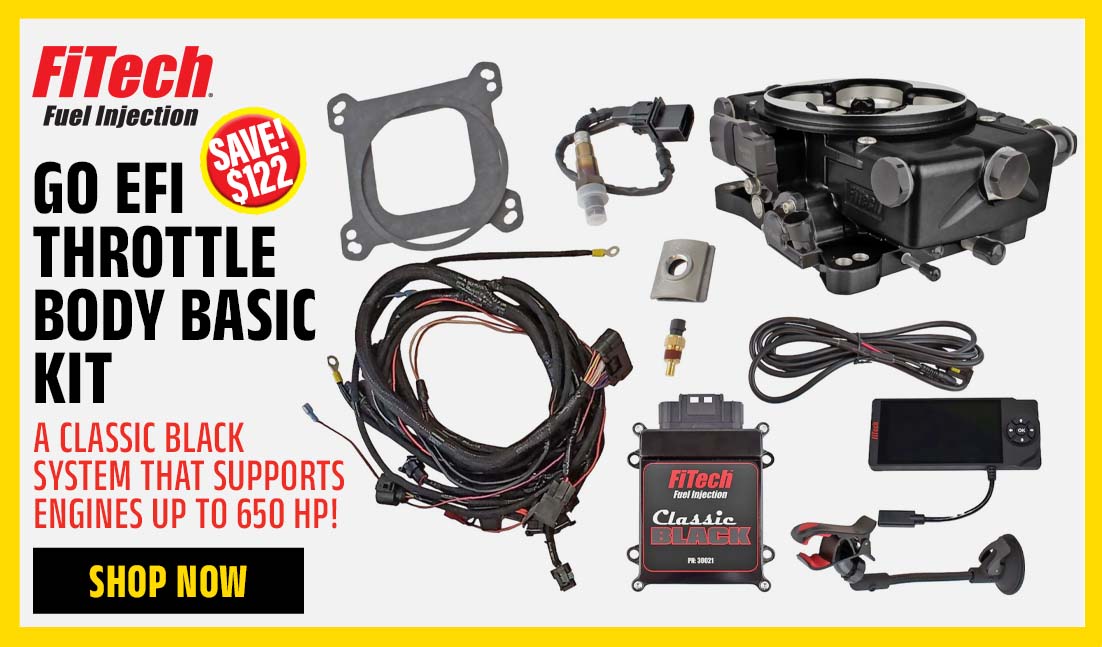 Go EFI Classic Black Throttle Body System Basic Kit