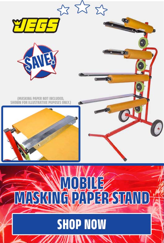 Mobile Masking Paper Stand
