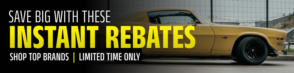 Save big with these instant rebates