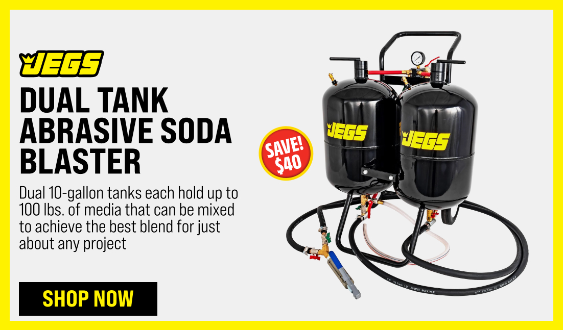 Dual Tank Abrasive Soda Blaster
