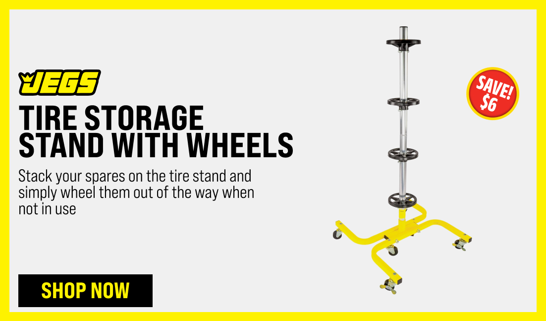 Tire Storage Stand with Wheels