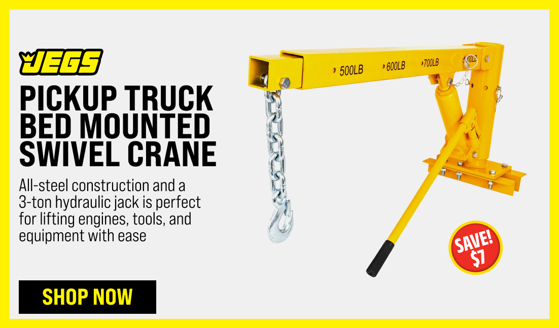Pickup Truck Bed Mounted Swivel Crane