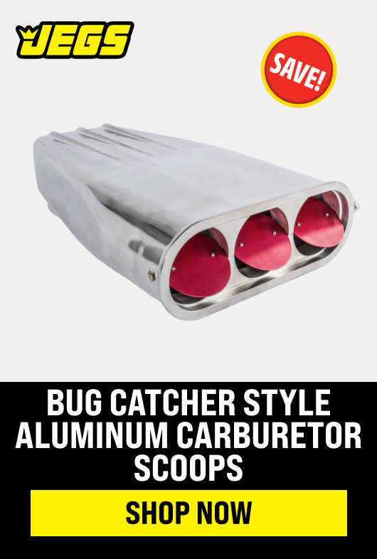 Bug Catcher Style Aluminum Carburetor Scoops