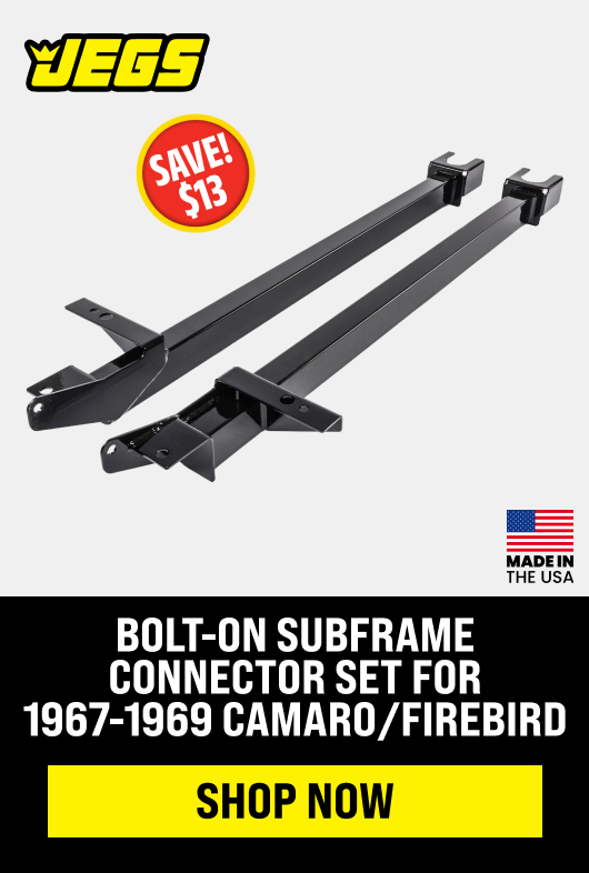 Bolt-On Subframe Connector Set for 1967-1969 Camaro/Firebird