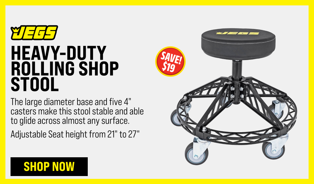 Heavy-Duty Rolling Shop Stool